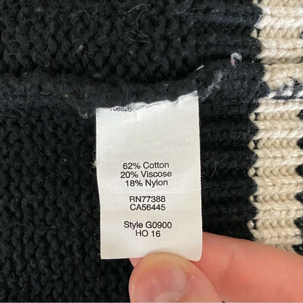 Madewell Size M Navy Blue Knit Button Down Sweater Varsity Jacket Cardigan - Picture 11 of 11